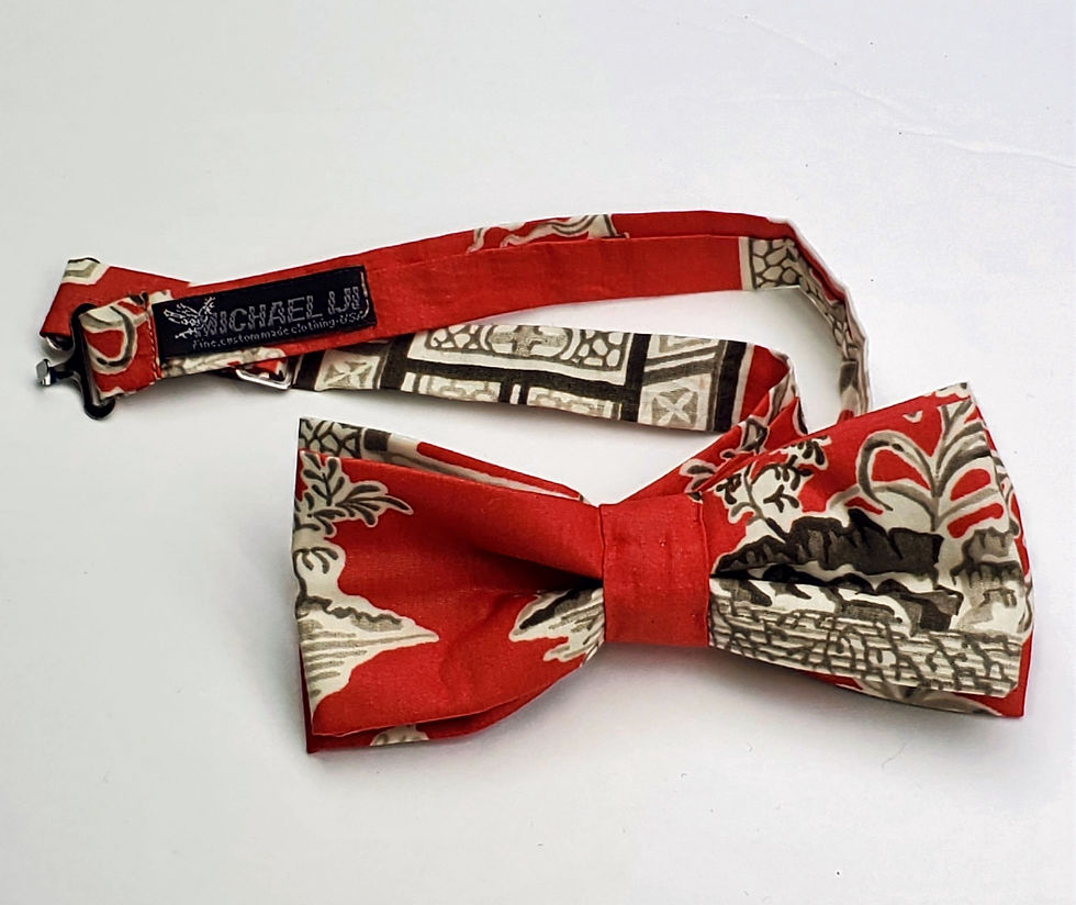 Bow tie - Rustic Red Tapestry