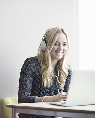 Girl Using Laptop