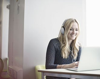 Women receiving video training
