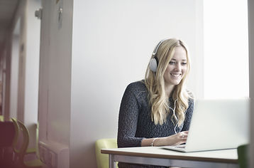 Girl Using Laptop