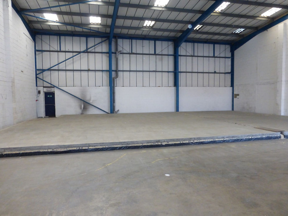 Warehouse completely cleared