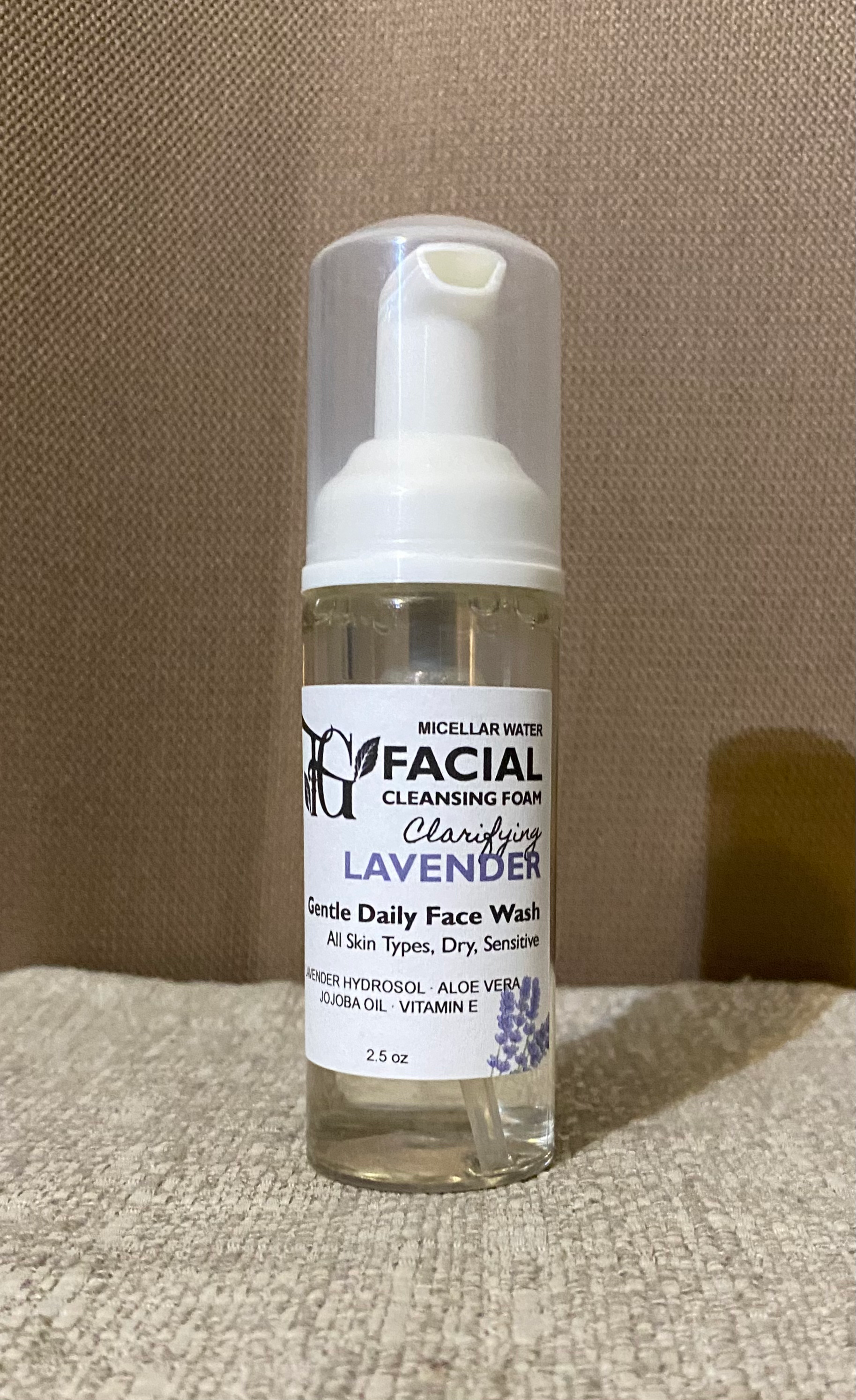 Lavender Facial Cleansing Foam