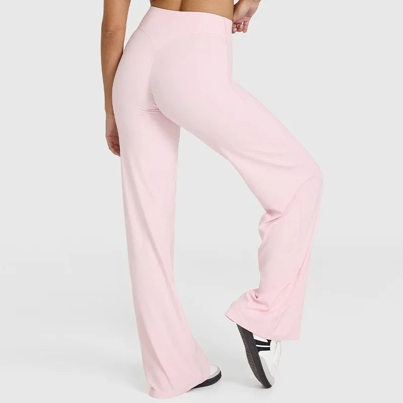 Thumbnail: Sport Trousers Straight-Leg Pants Ultra Soft Butter Fabric Women's Mid-Waist Yog