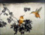"Two Hummingbirds" 