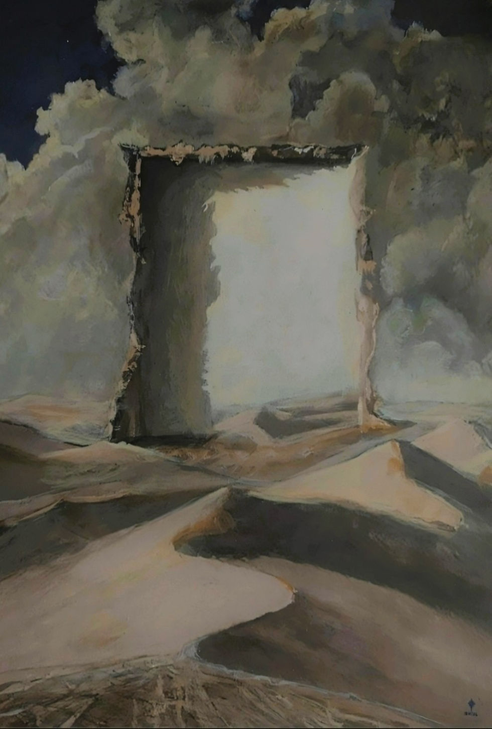 Desert Beyond the Canvas