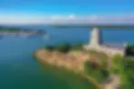 Aerial view of Tucker Tower on Lake Murray in Ardmore, Oklahoma. https://www.worldatlas.com/lakes/10-most-beautiful-lakes-in-oklahoma.html