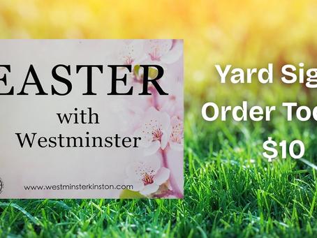 🌸 Share the Good News: Easter Yard Signs Now Available to Order! 🌸