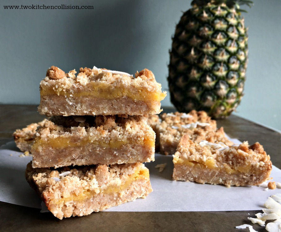 Pina Colada Bars - quick, easy and delicious. Whats not to like about that. www.twokitchencollision.com