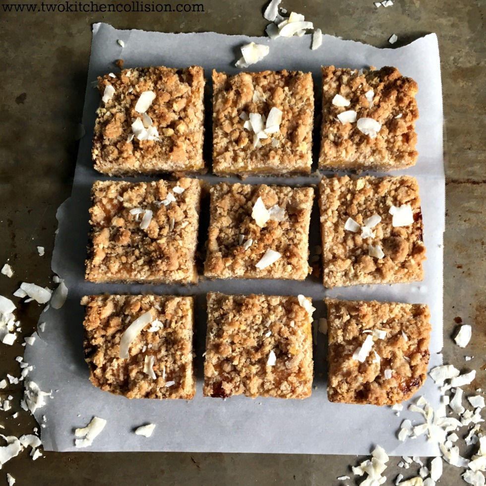 Pina Colada Bars - quick, easy and delicious. Whats not to like about that. www.twokitchencollision.com