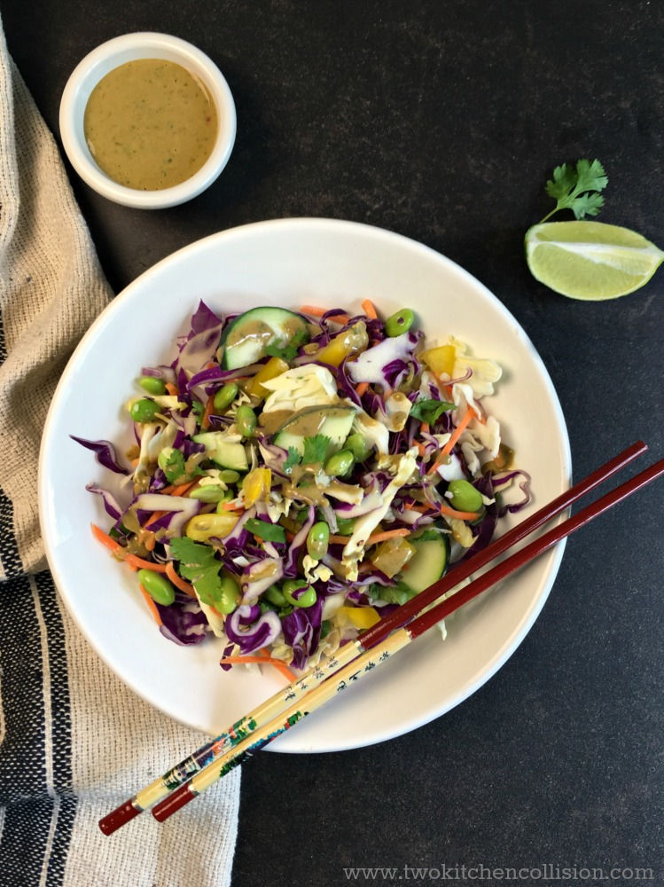 Tinnel's Giant Thai Salad - www.twokitchencollision.com