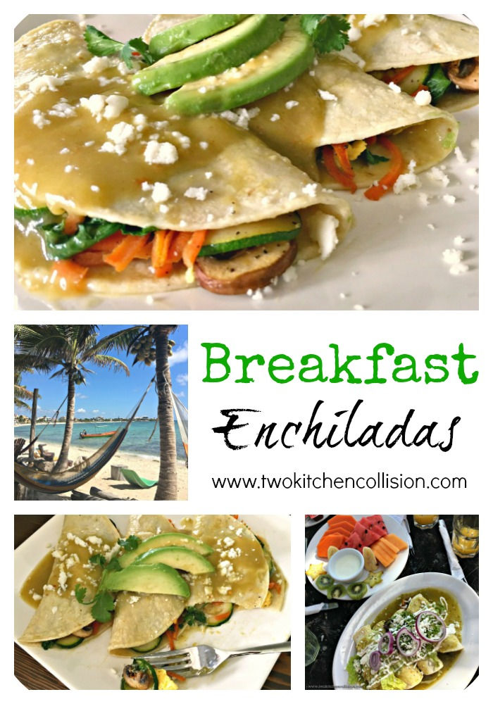 Breakfast Enchiladas www.twokitchencollision.com