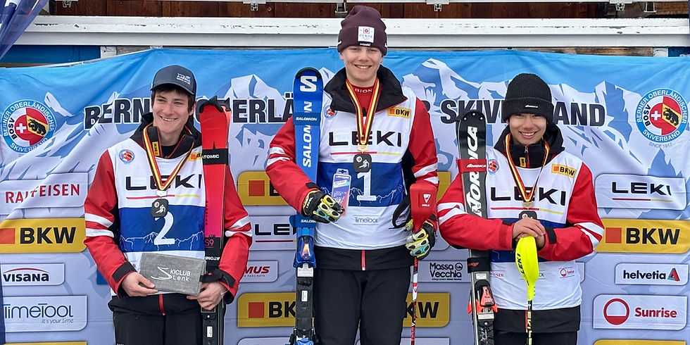 BOSV JO Meisterschaften Lenk: Podestplatz im Slalom
