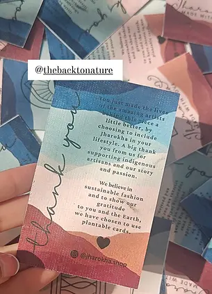 Plantable Thankyou Cards