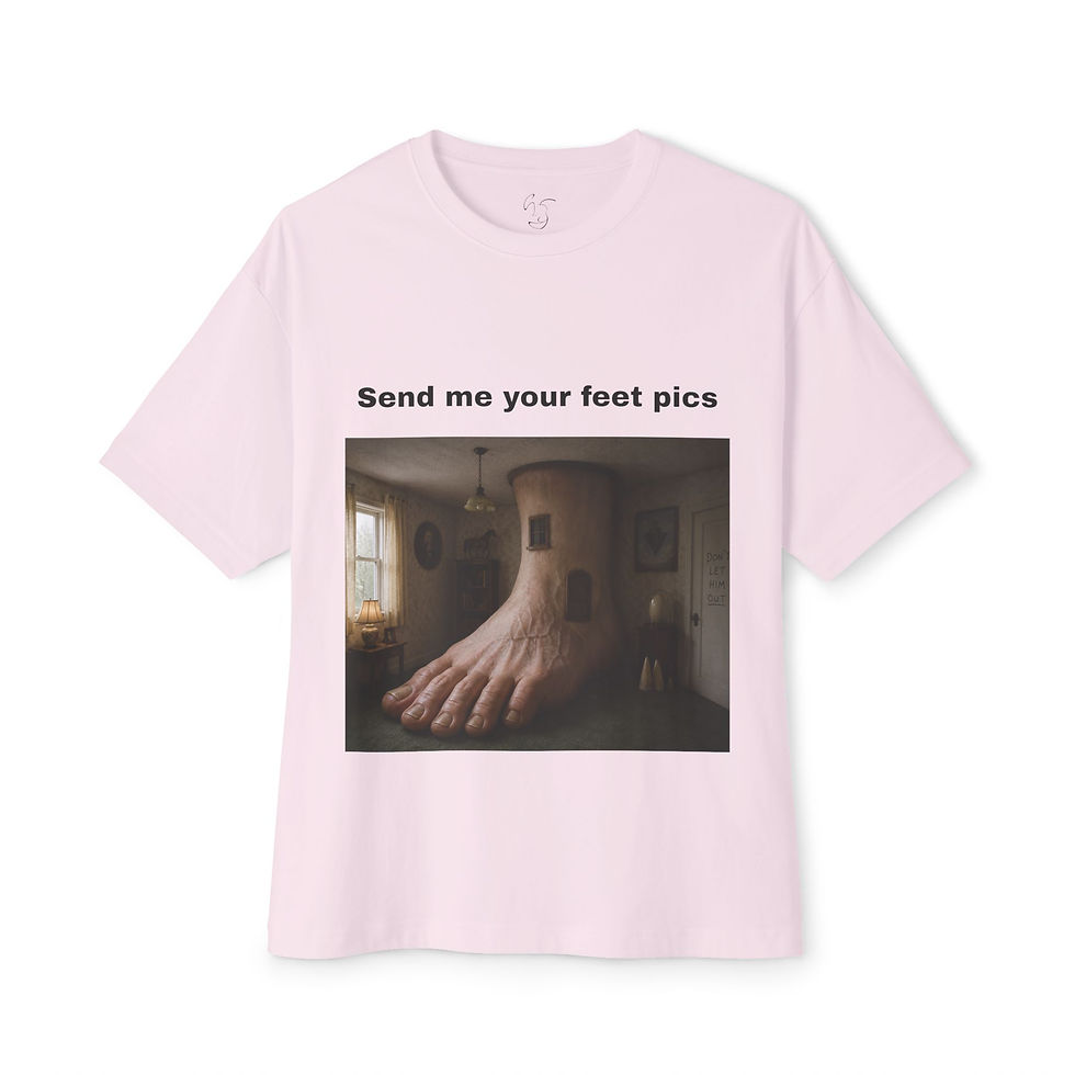 Thumbnail: Send Me Your Feet Pics -- Graphic Tee by S.L.R.