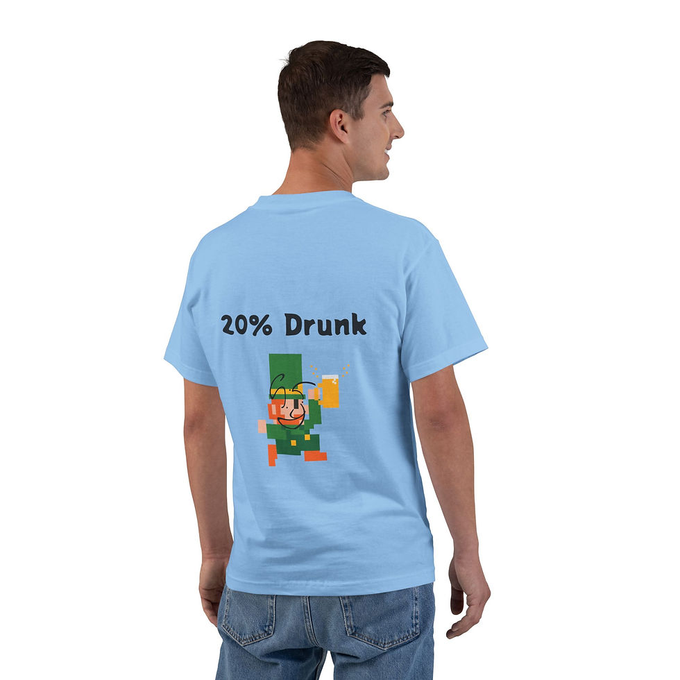 Thumbnail:  80% Happy / 20% Drunk Thicc T-shirt