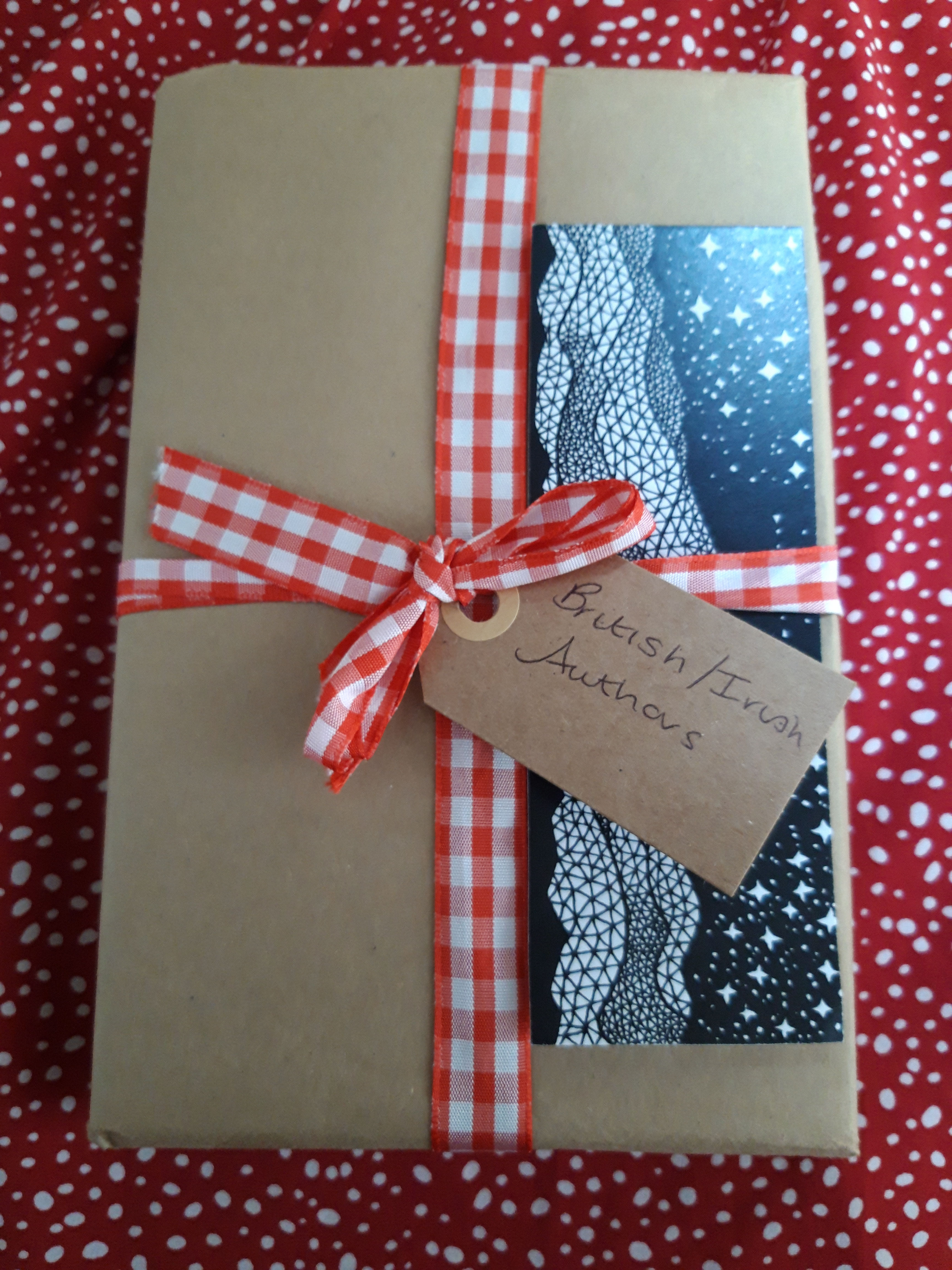 Blind date with a book with bookmark or chocolate