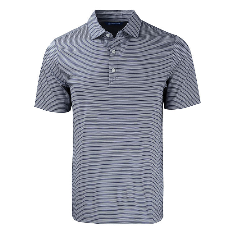 Thumbnail: Cutter and Buck BIG SIZES Forge Eco Double Stripe Stretch Recycled Polo
