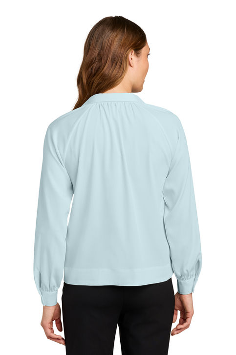 Thumbnail: Mercer+Mettle Womens Long Sleeve Buttery Soft Popover Blouse