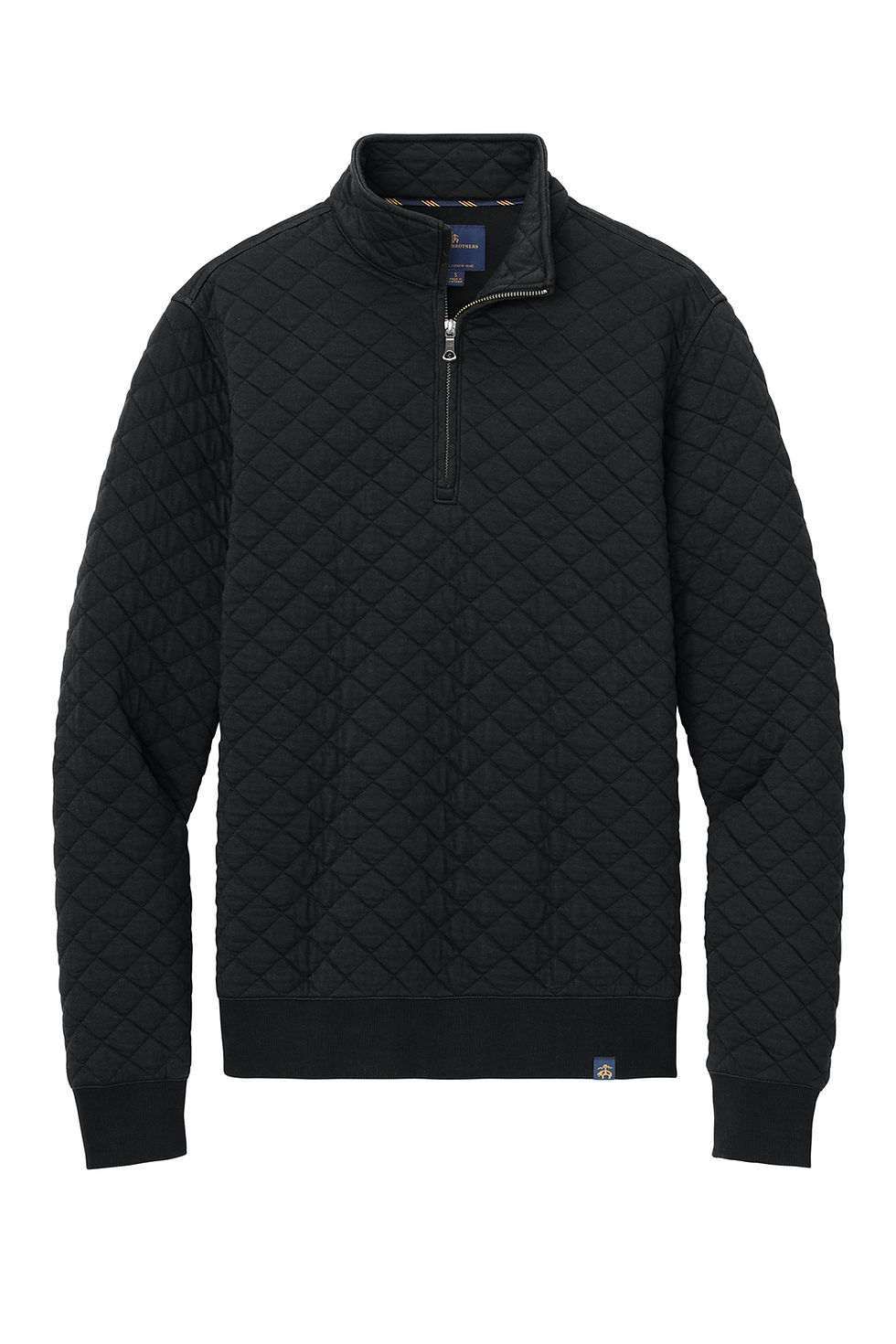 Thumbnail: Brooks Brothers Diamond Quilt Quarter Zip