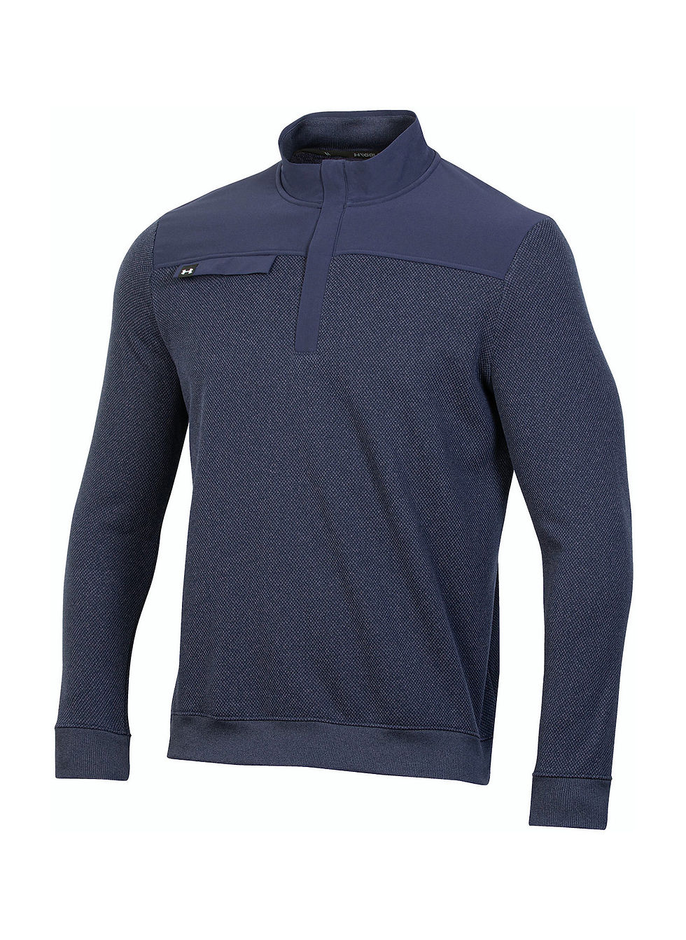 Thumbnail: Under Armour Mens Bermuda Sweater Fleece Quarter-Zip - 6qty