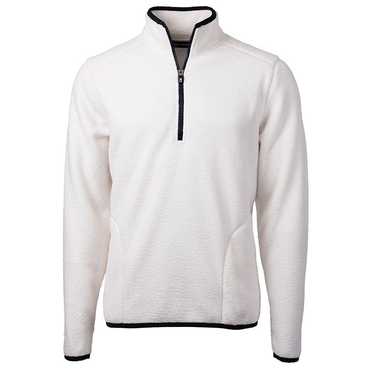 Thumbnail: Cutter and Buck Cascade Eco Sherpa Fleece Quarter Zip Jacket
