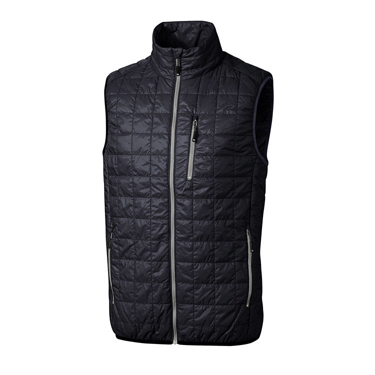 Thumbnail: Cutter and Buck BIG SIZES Rainier PrimaLoft Eco Insulated Full Zip Puffer Ves