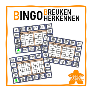 Bingo - breuken herkennen