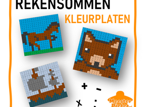 REKENSOMMEN KLEURPLATEN