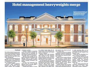 A Milestone Merger for New Zealand’s Hotel Industry