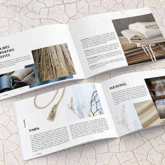 Flyer im natürlichen Look