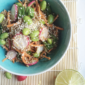 Autumn Vegetable & Quinoa Miso Salad