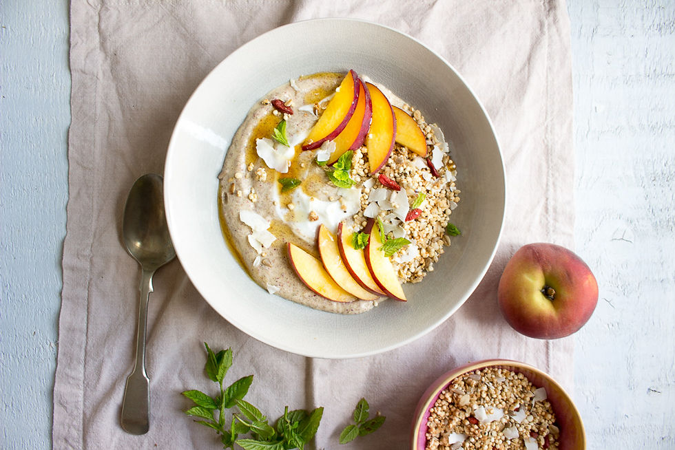 Image of Peach & Yogurt Breakfast Bowls
