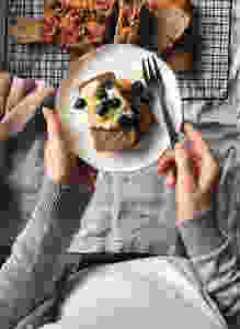 Image of girl holding banana bread