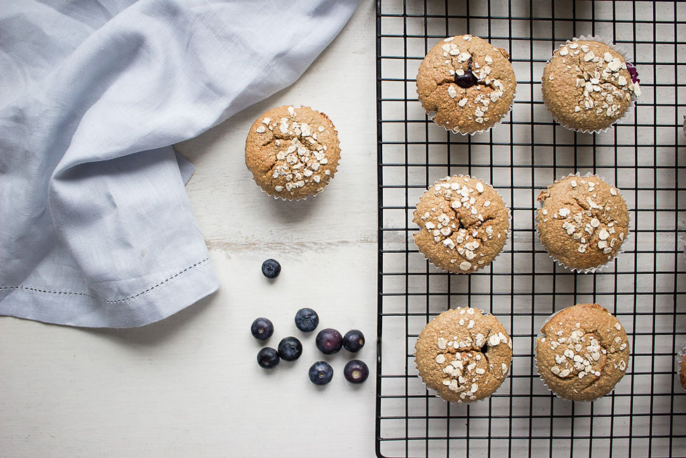 Blueberry and Banana Muffins