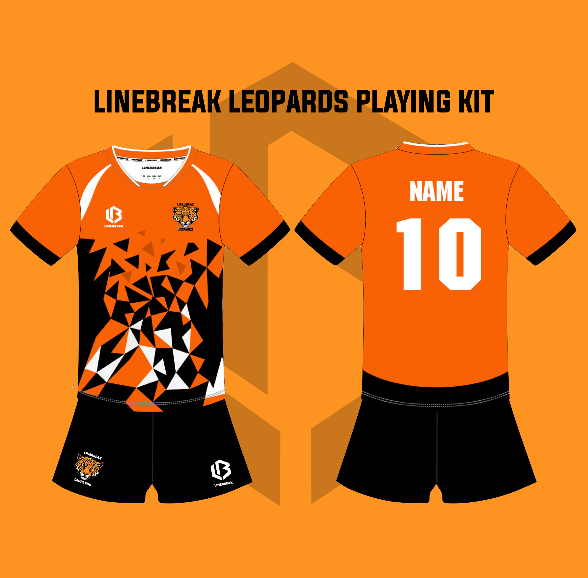 Leopards Playing Kit (Junior)
