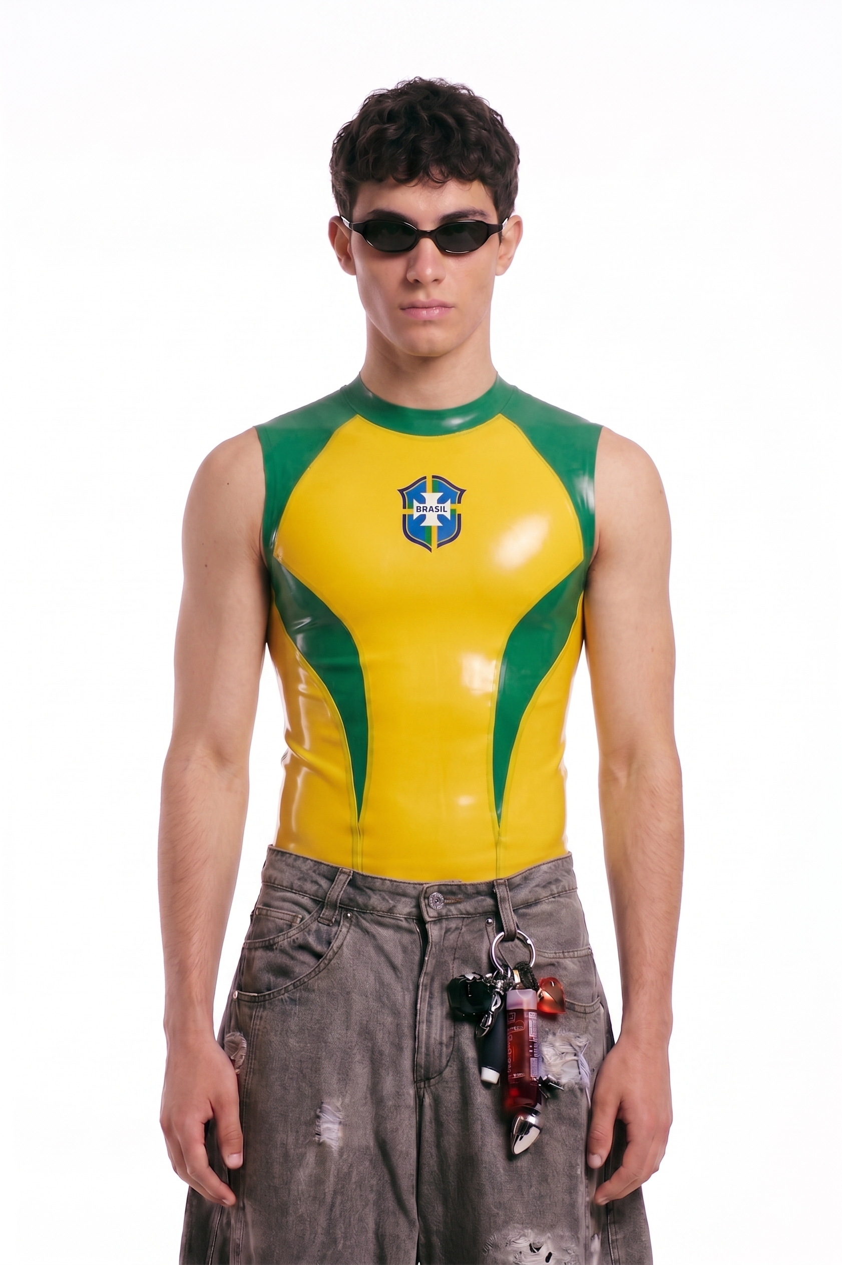 Regata Machão Bold Látex - Amarelo