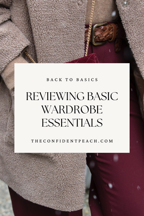 Let's Get Back to Basics: 10 Fall 2024 Wardrobe Essentials