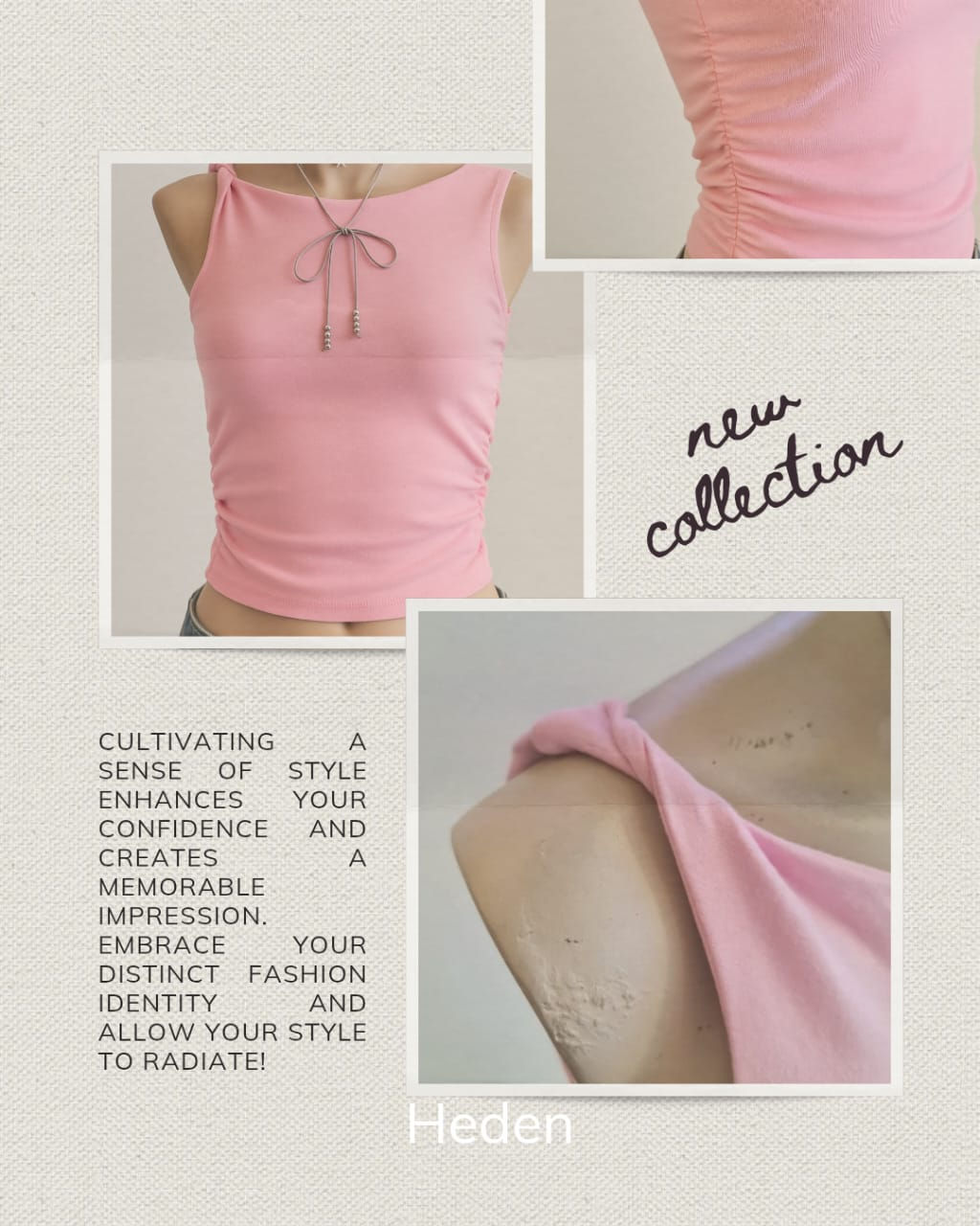 Musculosa con nudo