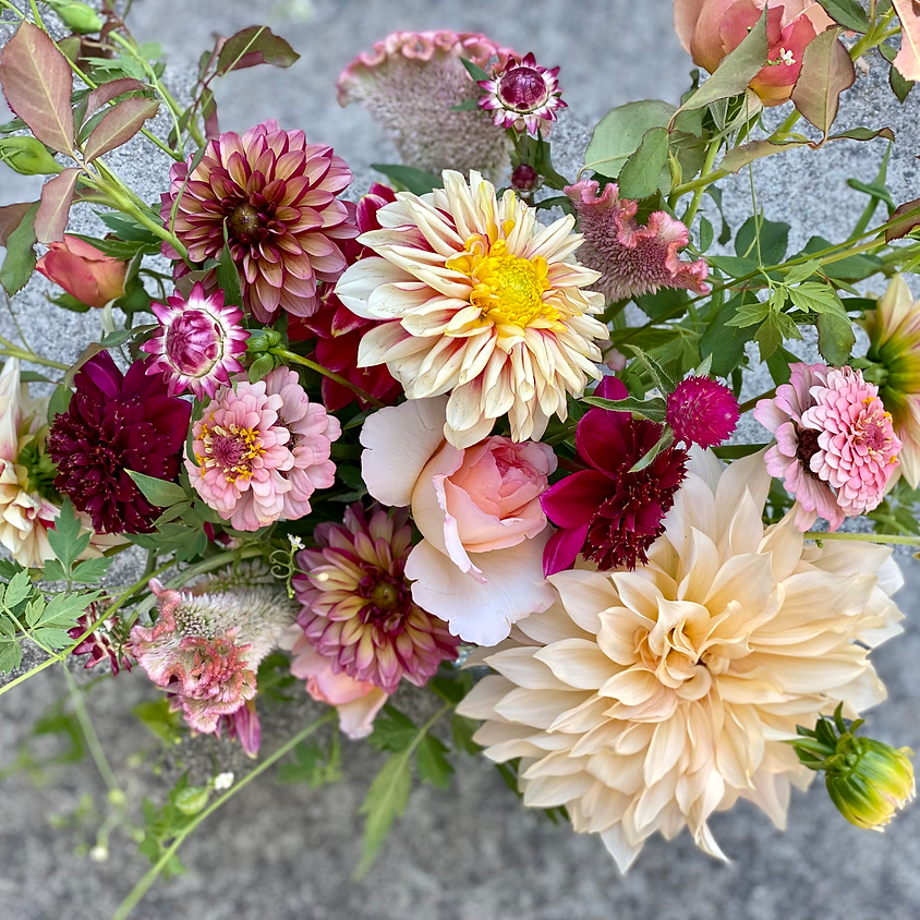 Dreamin' Dahlias Farm-to-table Arrangement