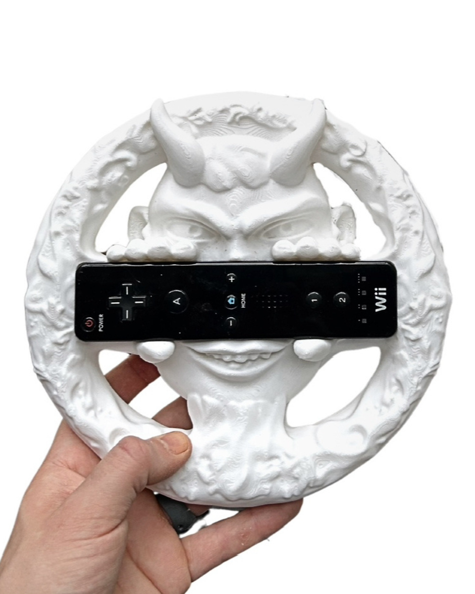Thumbnail: Gargoyle Wii wheel (white)