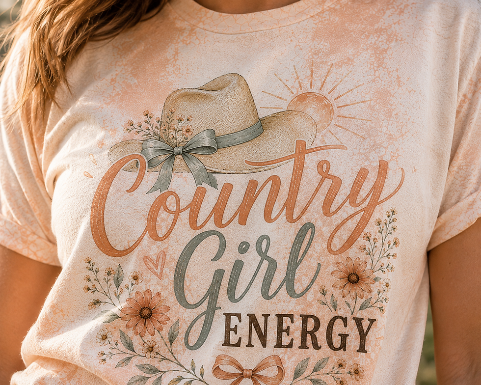 Thumbnail: Country Girl Energy Vintage Graphic Tee