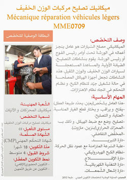 ميكانيك تصليح مركبات الوزن الخفيف