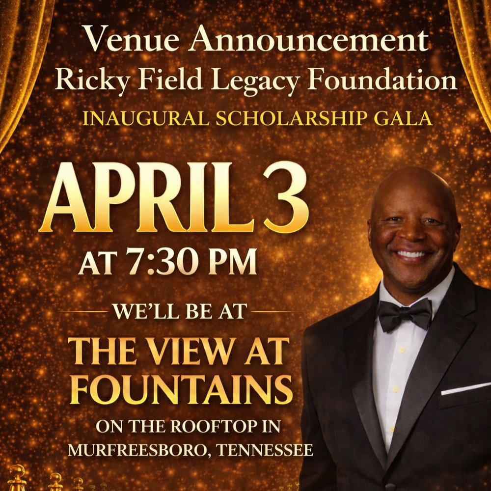 Coach Ricky Fields Coach Rickey Field Sports Legacy Scholarship Gala | The Goat Business