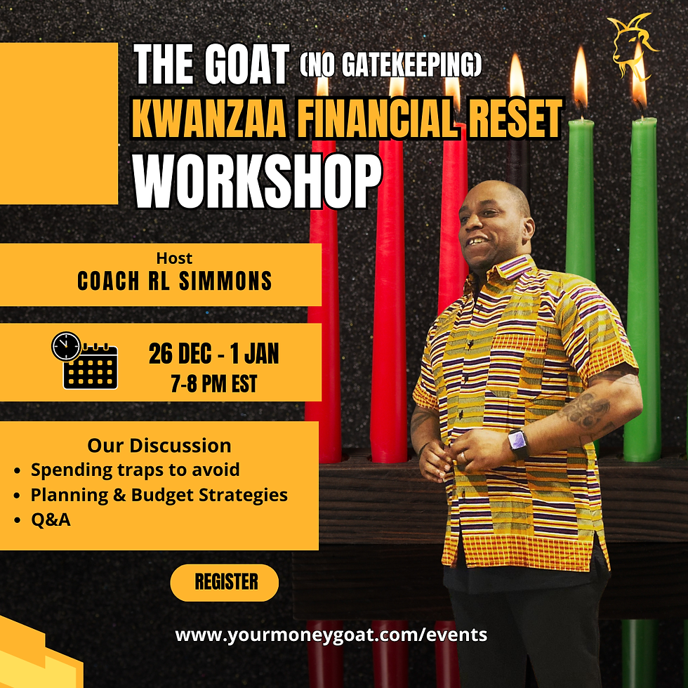 KWANZAA Financial Reset