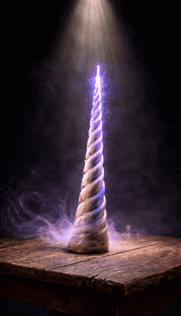 gif 2unicorn horn spinning.gif