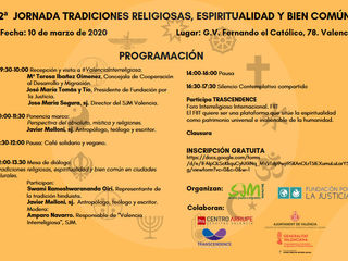 2ª JORNADA TRADICIONES RELIGIOSAS, ESPIRTUALIDAD Y BIEN COMÚN