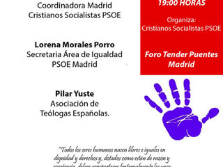 FORO TENDER PUENTES. IGUALDAD CON DIGNIDAD