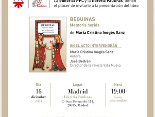 "Beguinas. Memoria herida", de C. Inogés. Presentación