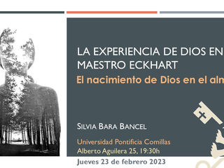 La experiencia de Dios en el Maestro Eckhart, conferencia de Silvia Bara