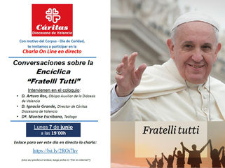 CHARLA ONLINE SOBRE LA ENCICLICA "FRATELLI TUTTI"